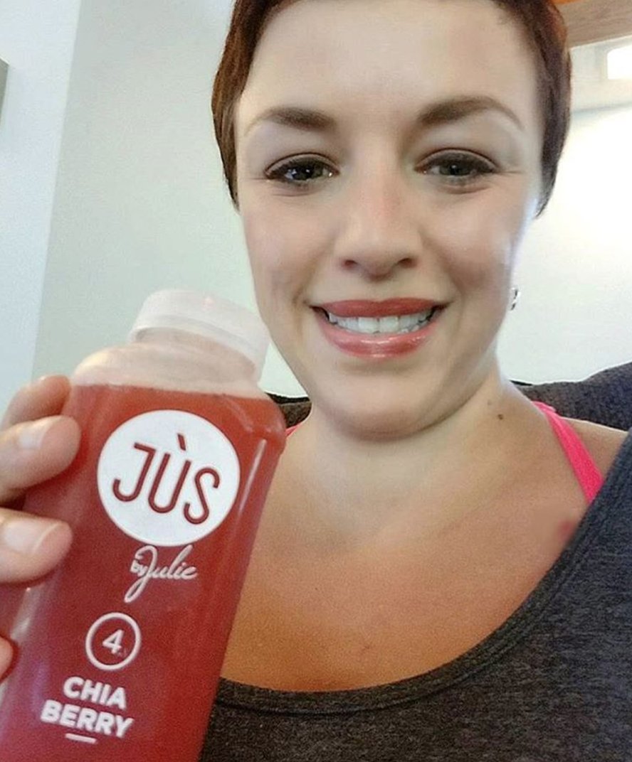 Krysten of @weirdgirlblog did our 5 Day Cleanse bc her "body has been feeling  off lately and I've been craving all the bad things for me."