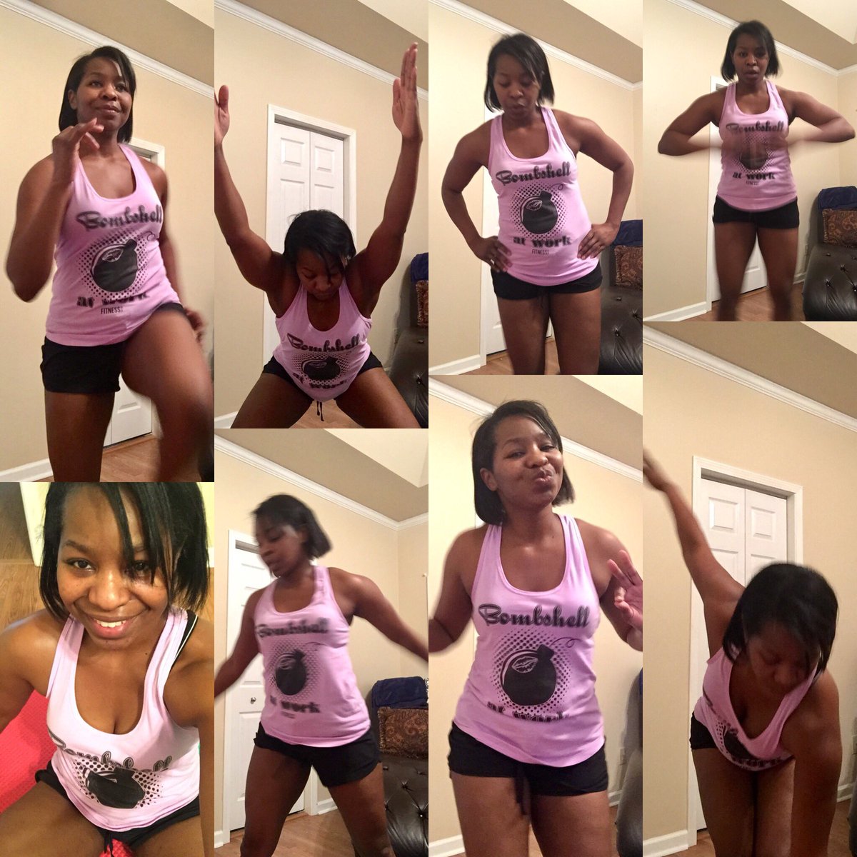 ShanPir's tweet photo. #round2 #focust25 #lowerfocus is ✅! My poor #booty &amp; #legs 😥!  I am gonna feel that tomorrow 😂!  I was tired this morning, but I AM DONE 💪🏽! https://t.co/fmRzSwK7gf