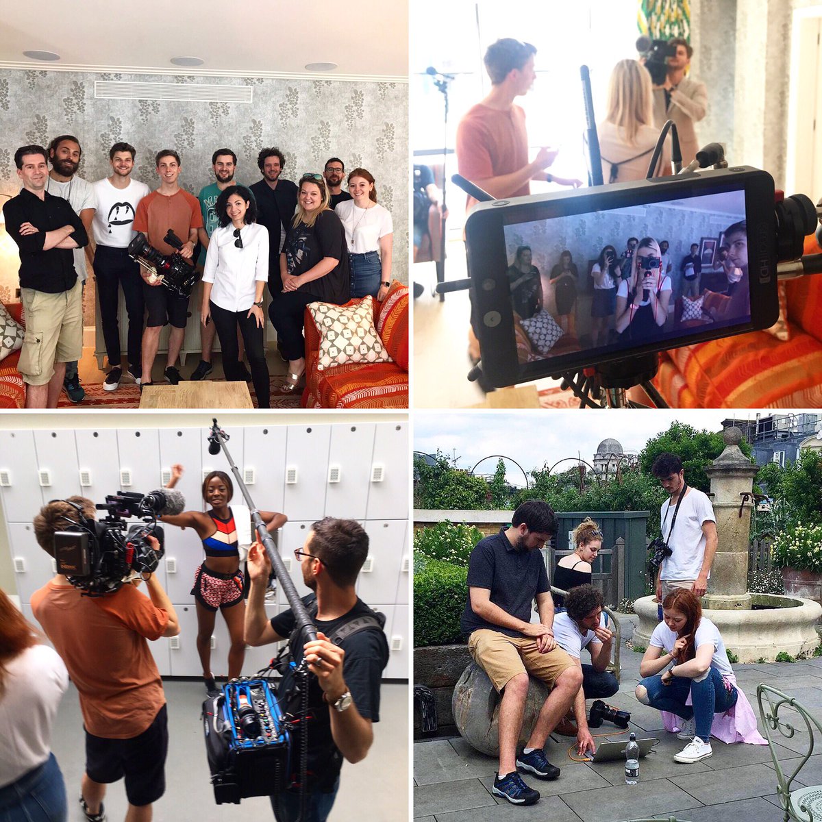 zion_creative's tweet photo. Good times filming with this bunch for a social media campaign with Naked Juices #filmmaking #smallhd #socialmedia #youtubers https://t.co/tDNAPcEqcp