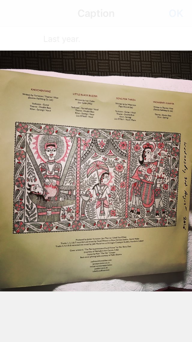 Littlesapling's tweet photo. My copy of #everythingsacred with the date of last years perf by @YorksThorneKhan inscribed by Suhail.
Tonight @Cleereskilkenny #come #do https://t.co/0u2EP3bSTo