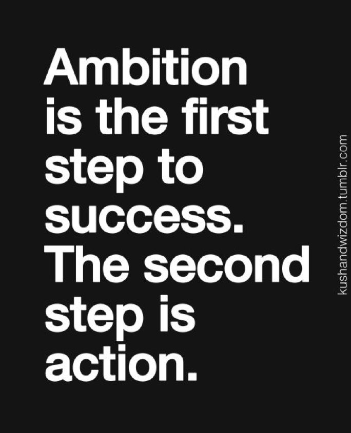 How many people forget the 2nd step to success?