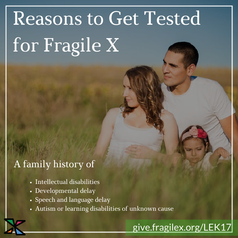 NFXFoundation's tweet photo. Family history could indicate that #FragileX is possible. https://t.co/1uZ6bBKNJT
