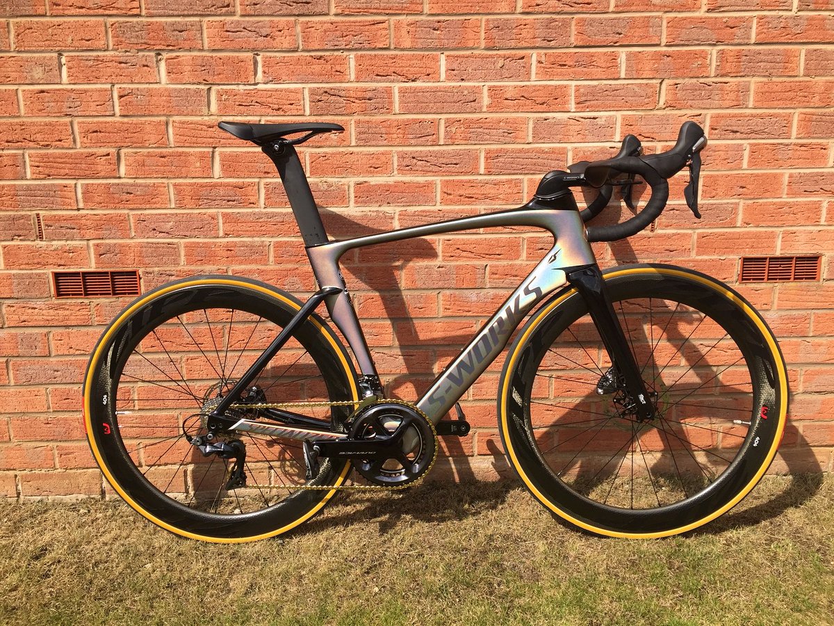 Wheeliesonline's tweet photo. As part of an insurance replacement claim, we helped a customer put together this dream build @Specialized_UK S-Works Venge road bike. https://t.co/RR7UAtC5UY