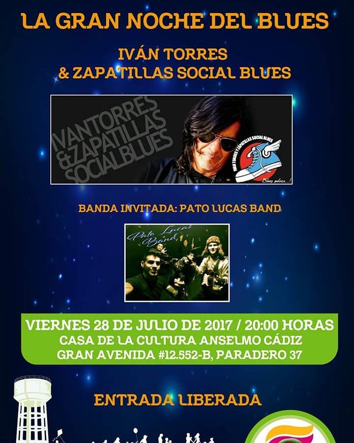 eldukedelbronxs's tweet photo. La Gran Noche Del Blues. Esta noche desde las 20.00 hrs en La Casa de La Cultura de El Bosque. Gran Avda Paradero 37. Con Entrada Liberada https://t.co/kfcmJgbo3Y