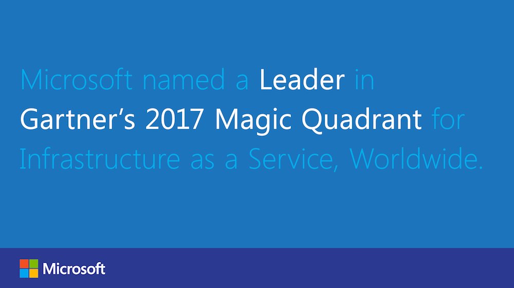 Download @Gartner_Inc’s Magic Quadrant report and learn how #Azure is leading in #enterprise #cloud workloads. https://azure.microsoft.com/en-us/resources/gartner-iaas-magic-quadrant/