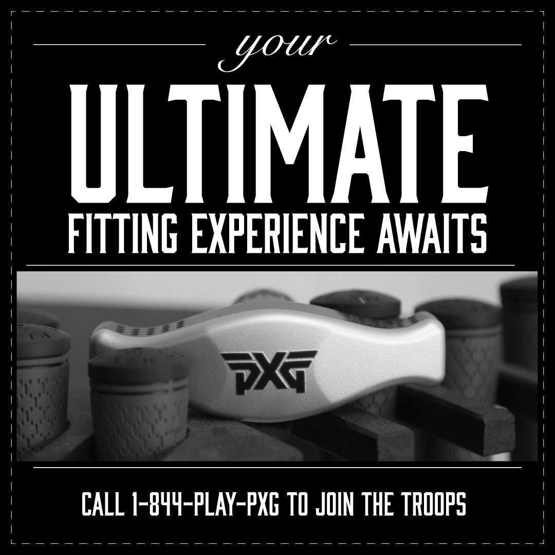 PXGTroops's tweet photo. Your ultimate fitting experience awaits! Call 1-844-PLAY-PXG to join the #PXGTroops today! #FittingFriday #PXG https://t.co/FnDzBVVe5u