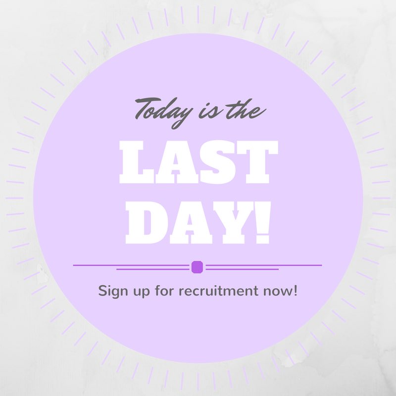 TODAY IS THE LAST DAY TO REGISTER FOR RECRUITMENT! Be sure to sign up by 4:30 p.m. CT and #geauxgreek lsu.mycampusdirector2.com/landing