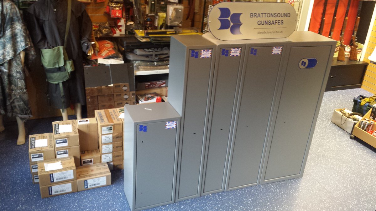 The improved Brattonsound Engineering gun cabinet range. Available to order now in store!