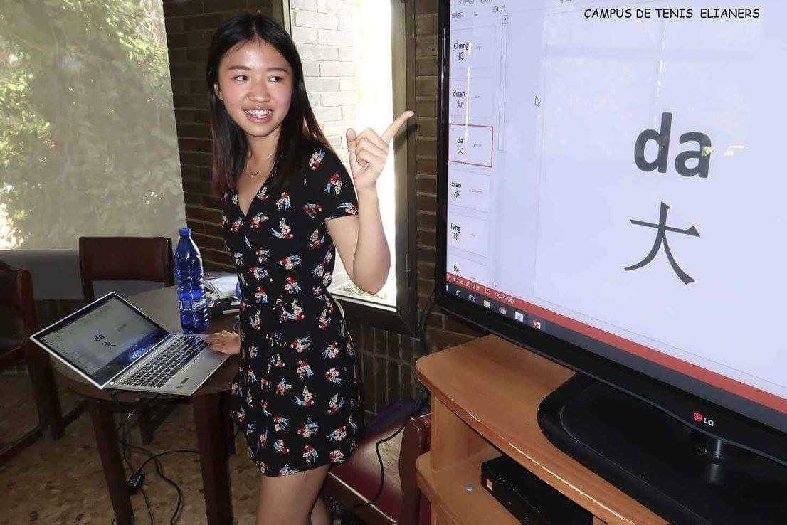 Las clases de chino mandarino, a cargo de nuestra PROFE Yuting, una de las  sensaciones de este año. #Seguimos