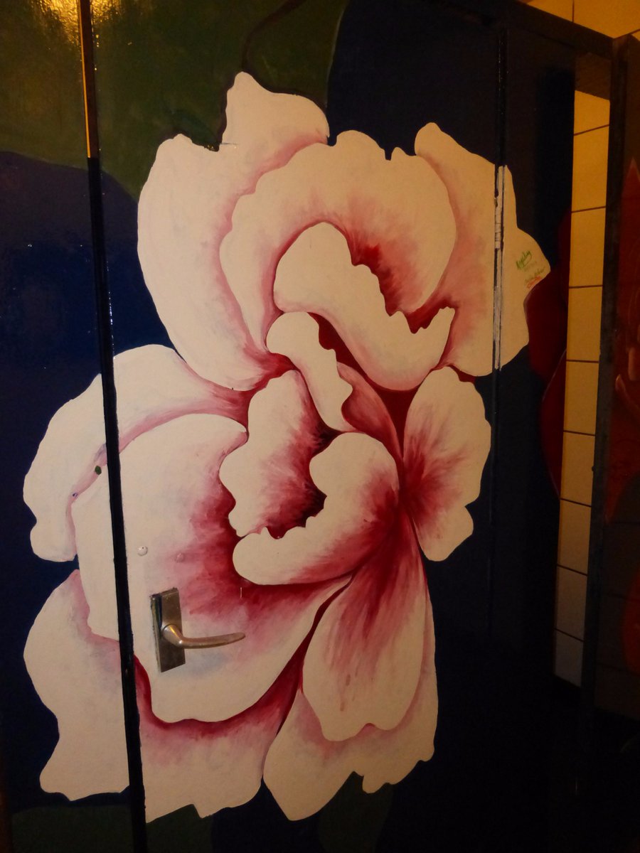 TheAdelphiClub's tweet photo. Stunning new paint job in the ladies' loos #Adelphi #Hull #HullAdelphi thanks to @TEAM6NCS17 @NCS_EFLTrust @ncs https://t.co/00UhkYTOO5