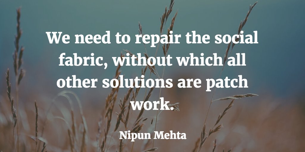 "Giving Away A Billion Dollars -- Or Not" by Nipun Mehta of <a href="/servicespace/">ServiceSpace</a> dailygood.org/story/1641/giv…