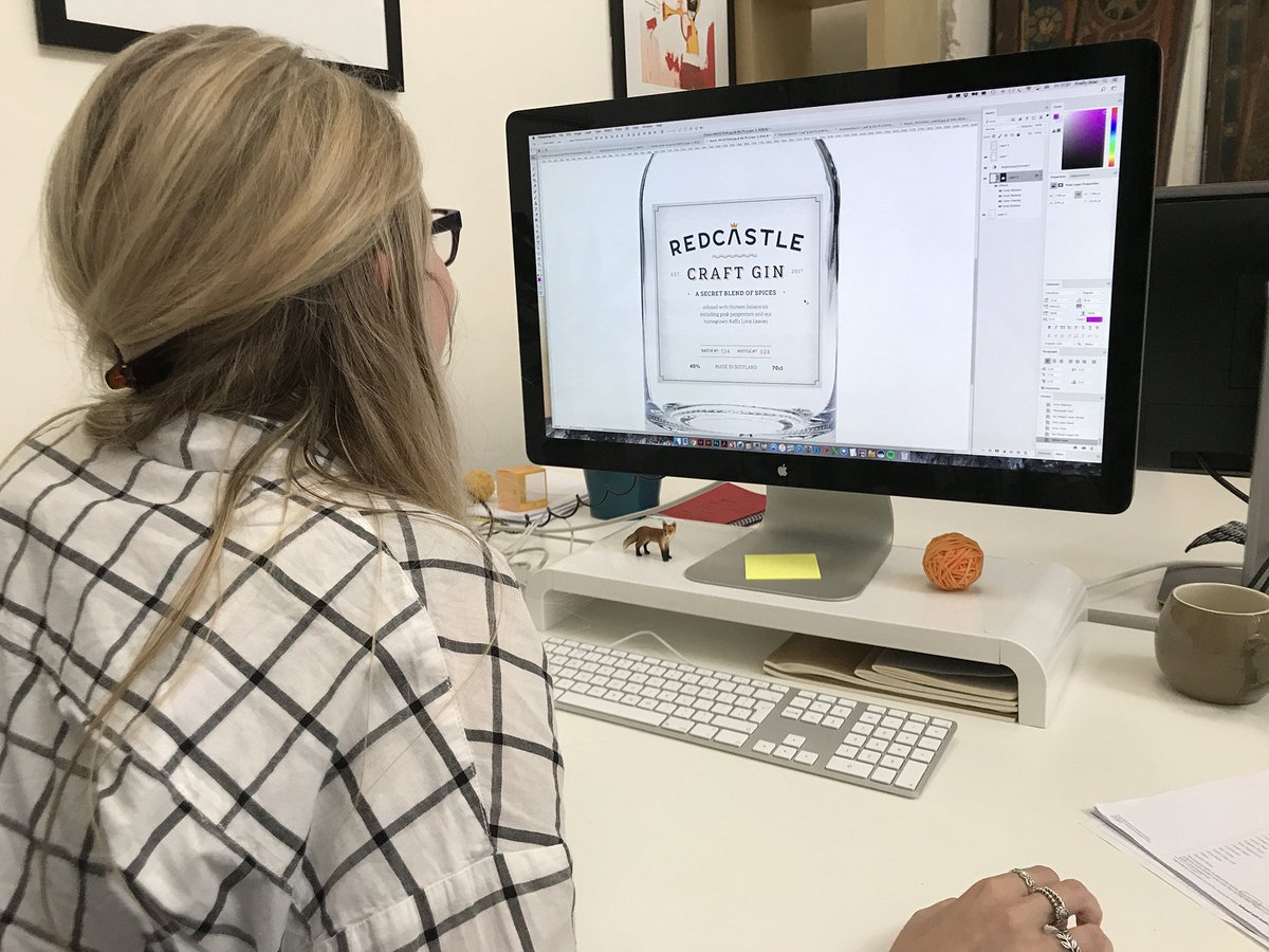 fireflycreate's tweet photo. Its been a pleasure having @zoebroughton1 on work placement. Thanks for Friday cakes! All the best with ur #career #designagency #Edinburgh https://t.co/jD3pwAMnbm