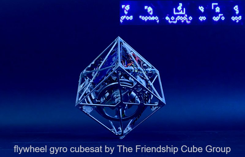 FriendshipCube's tweet photo. #22bit #VisualBinary #Flywheel #Gyro #CubeSat #IntelligentDesign by #GraemeKilshaw https://t.co/mLZCY5VPcg