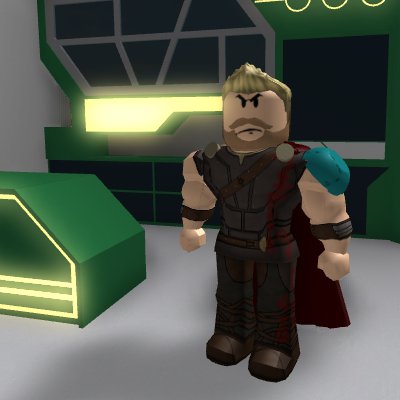 Roblox - MOD conheci o THOR!! 