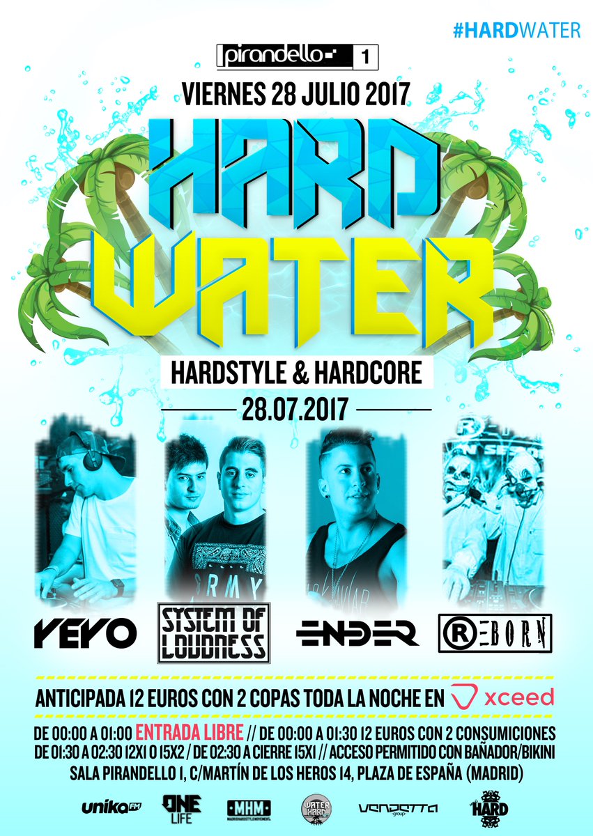 UNDERZOO_CLUB's tweet photo. Ganas de HARD WATER!! Esta noche toca fiestón 💪🏻
Entrada libre o 2 copas por 12€ toda la noche solo aquí: https://t.co/T4LUVaJTRk https://t.co/EHkUFn39Wb