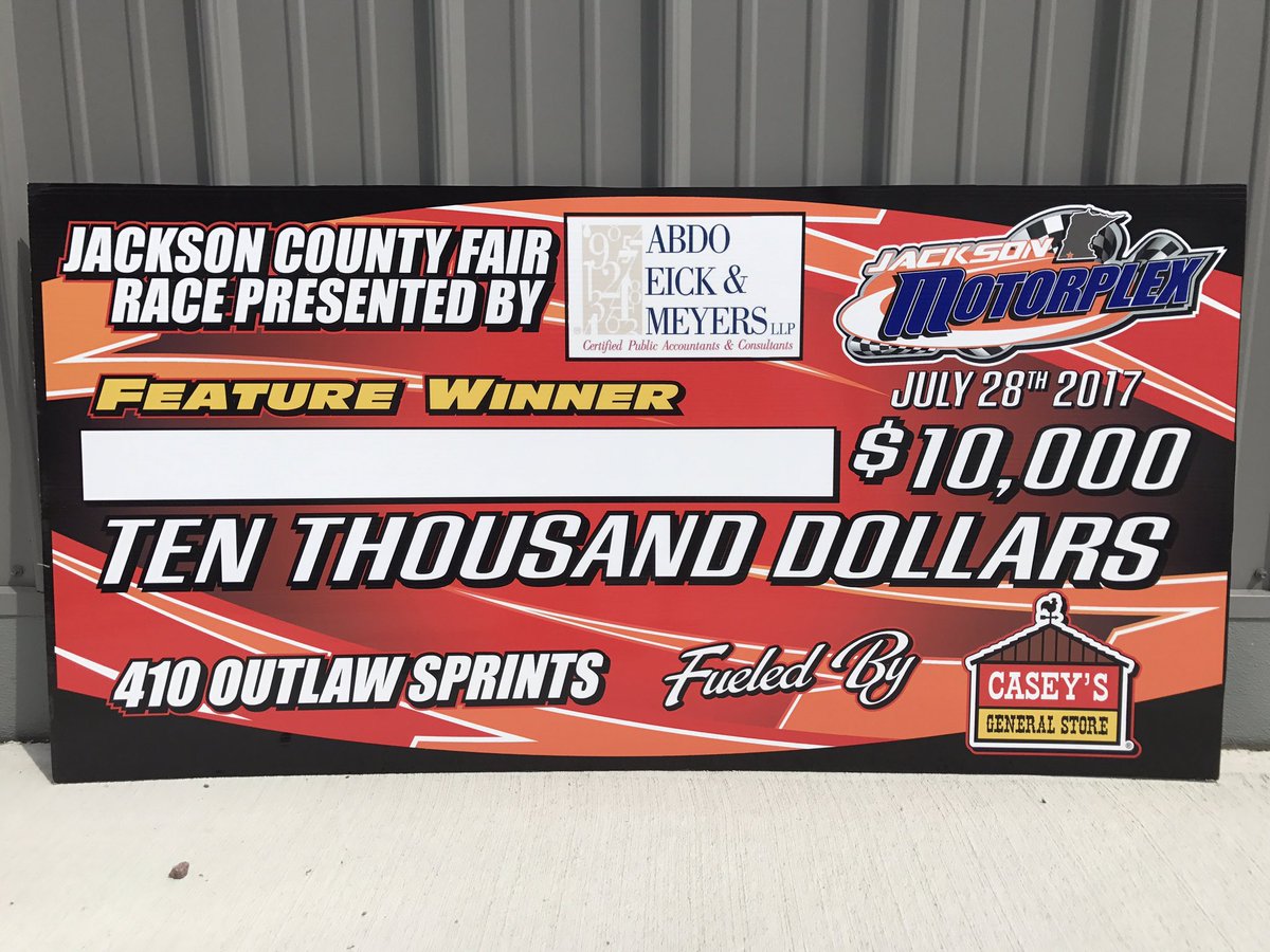 Tonight's hardware for ABDO, EICK &amp; MEYERS night🏁