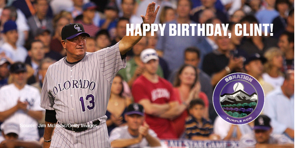 Happy 60th birthday to former Manager  Clint Hurdle! 