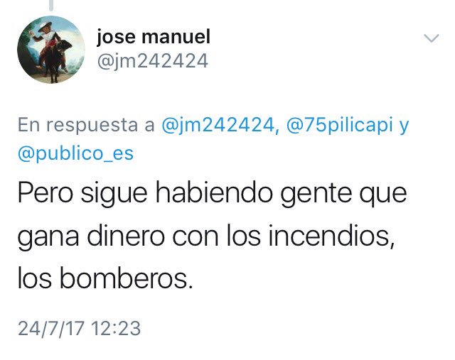 Sigue habiendo gente que gana dinero con los incendios: los bomberos