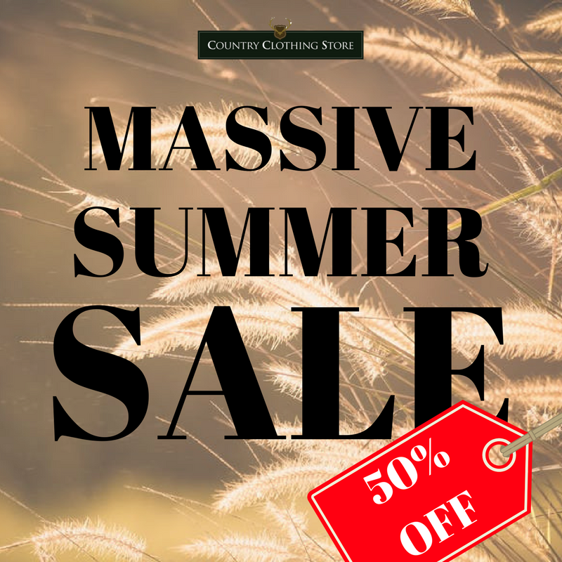 CountryCStore's tweet photo. We are having a huge #summer #SALE! Enjoy 50% OFF a range of selected items. Shop online now: https://t.co/kxidyRoKHv https://t.co/sLKX6Tho0C
