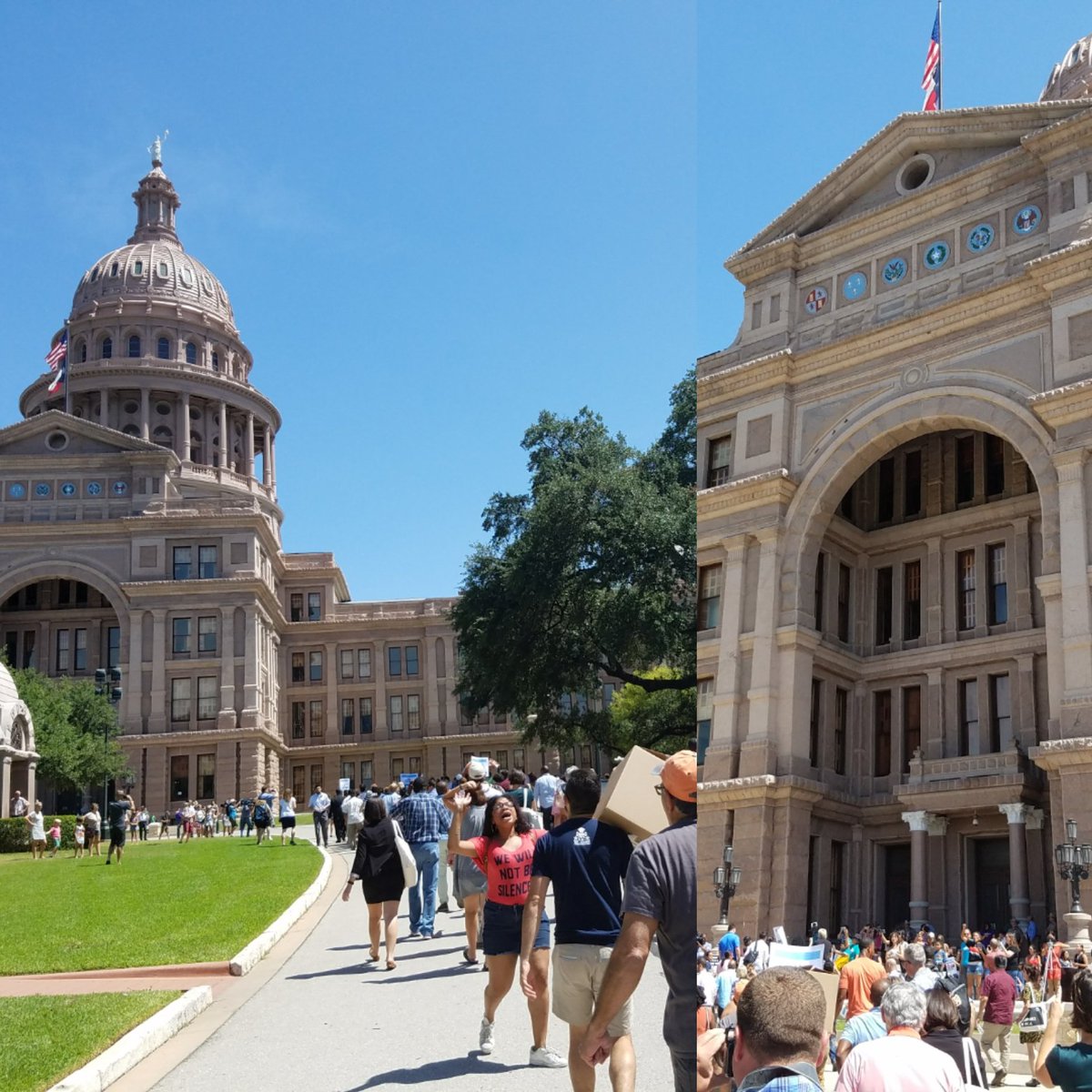 mimmoalfano's tweet image. #LocalProgress17 in the shadow of the Tx Capitol protests #SB4 #DefendLocal
