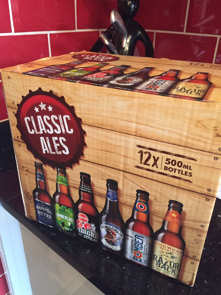 15jjc's tweet photo. @beeryeti Got that #FridayFeeling got me a little selection of lovely beers for tonight's session #Cheers #BeerOClock #ClassicAles https://t.co/IY6GQeqv3l