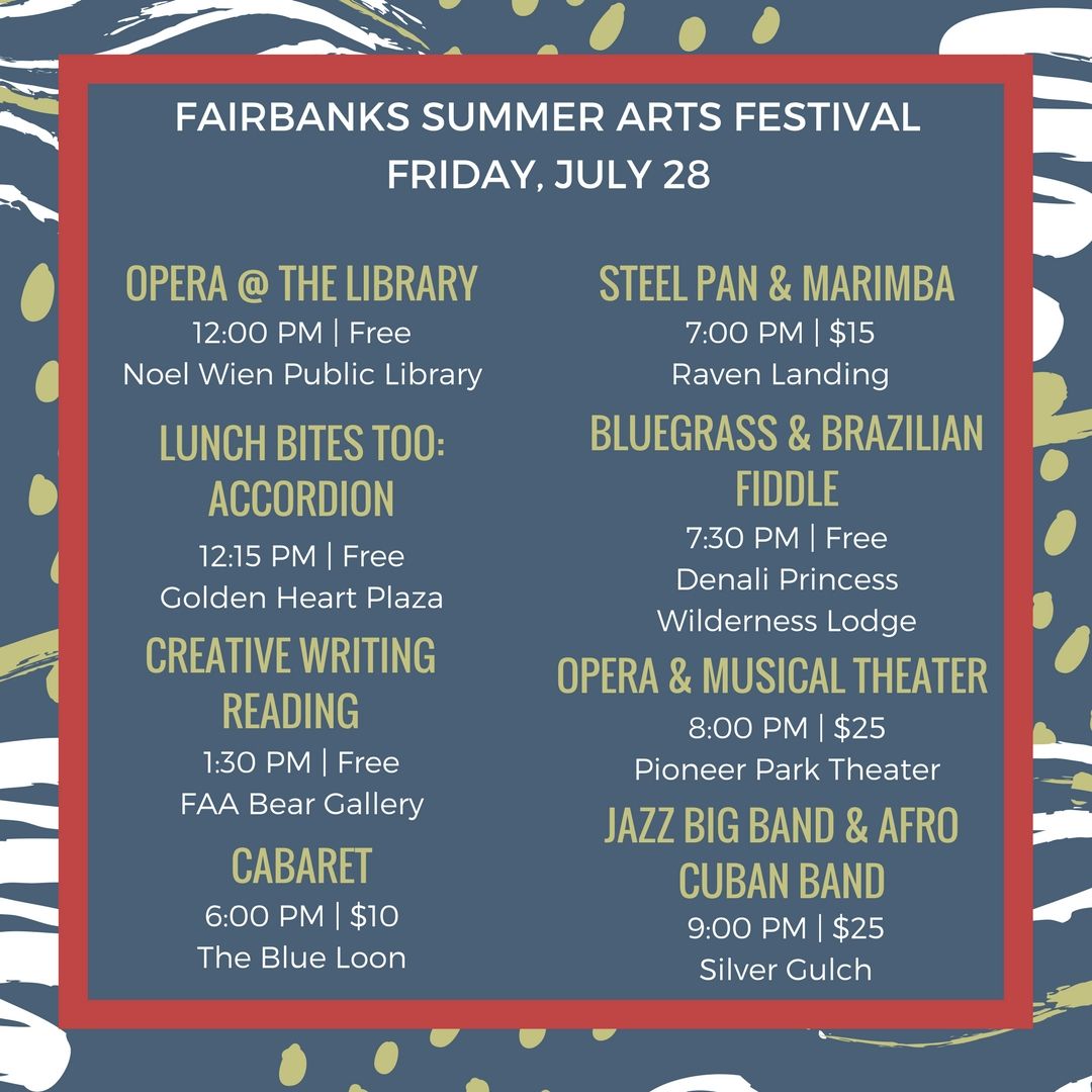 FSAF Events for Friday, July 28