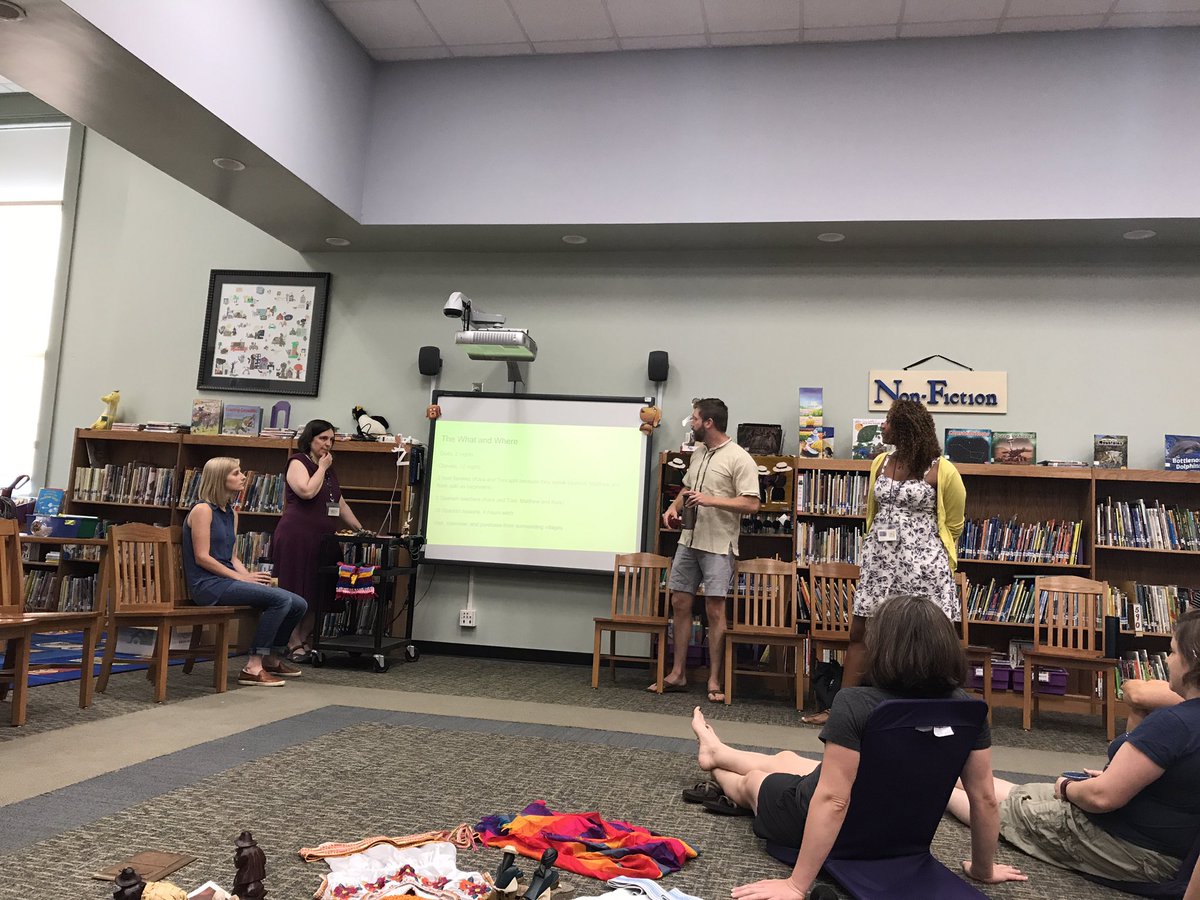 ruthscott81's tweet photo. Third grade sharing about their learning expedition in Ecuador!! #lifelonglearning #growthmindset #fundforteachers #ourstaff https://t.co/1akbjoyR6a