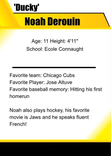 2017Canadians's tweet photo. 4 days away, here is Noah Derouin! https://t.co/XhPweQEEzy