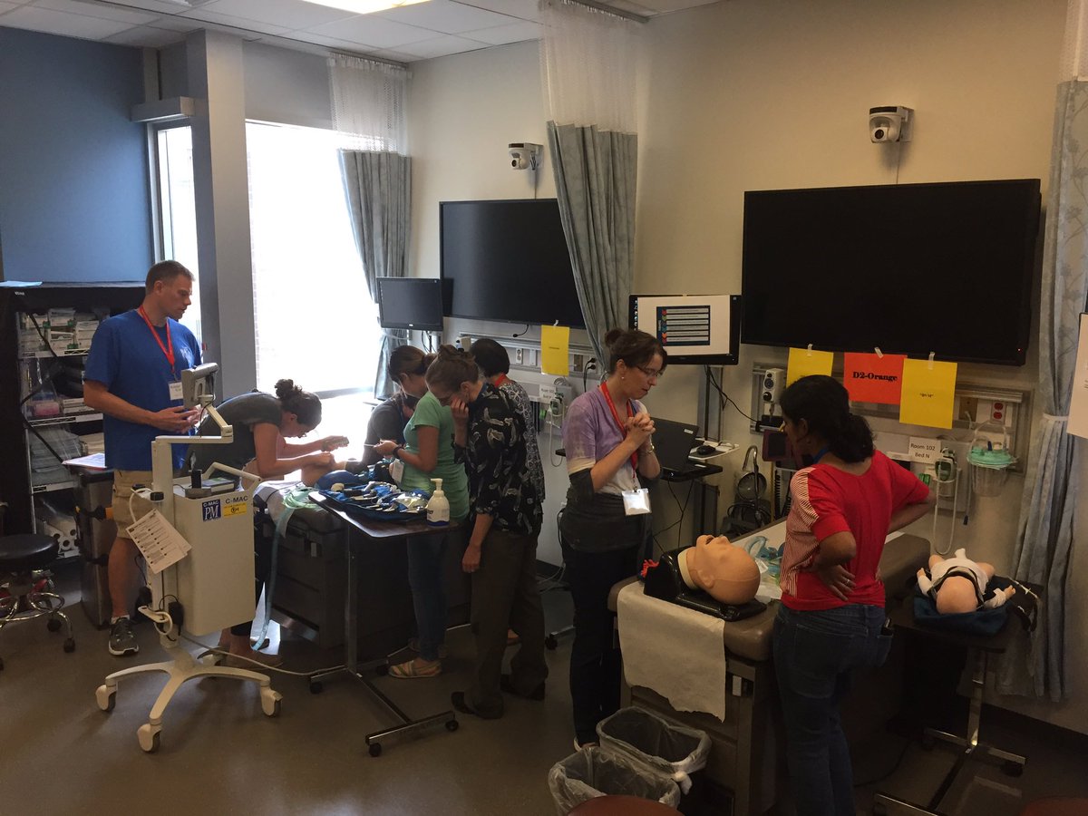 UVA_PICU's tweet photo. #PedsICU Fellow Boot Camp - Kim Rush of #UVACH practicing airway skills https://t.co/6kG6biGOaY