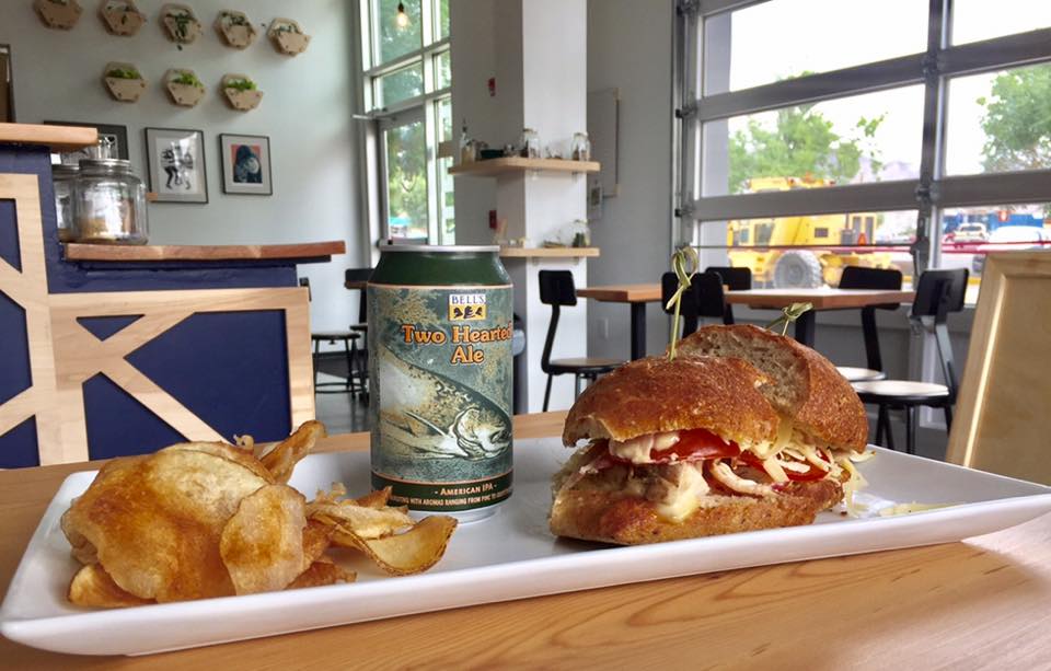 Downtown_EP's tweet photo. Nomu Cafe has a great menu including vegan options &amp; craft beer! This is the Ajo Turkey Sandwich. Yum! 601 N. Oregon. #DTEP #EPeats https://t.co/Q2bcyFIczN