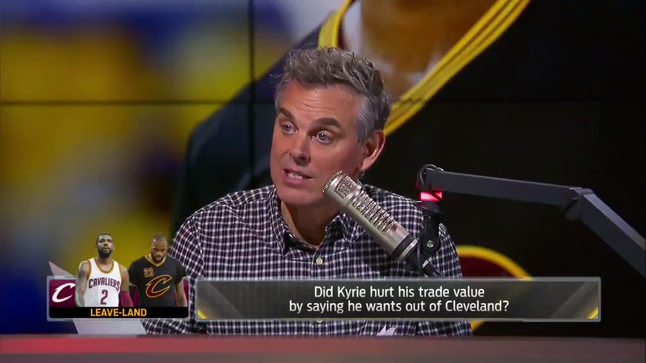 Herd w/Colin Cowherd on Twitter: ""Kyrie Irving has all the hallmarks of a  Spoiled Child Syndrome." — @ColinCowherd https://t.co/BzHh7W7UYa" / Twitter