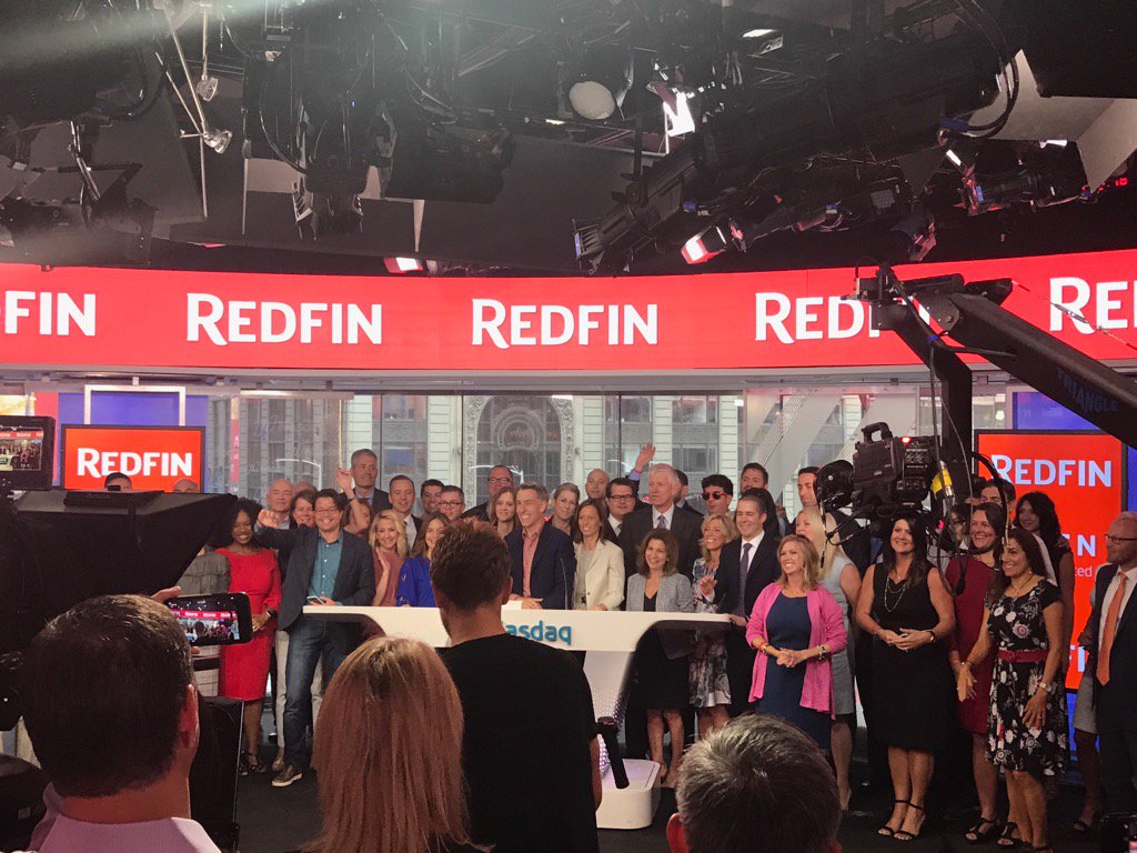 NelaRichardson's tweet photo. Great morning for @Redfin and we're just getting started. #redfinipo #oneredfin $RDFN https://t.co/5hP0dm0z2V