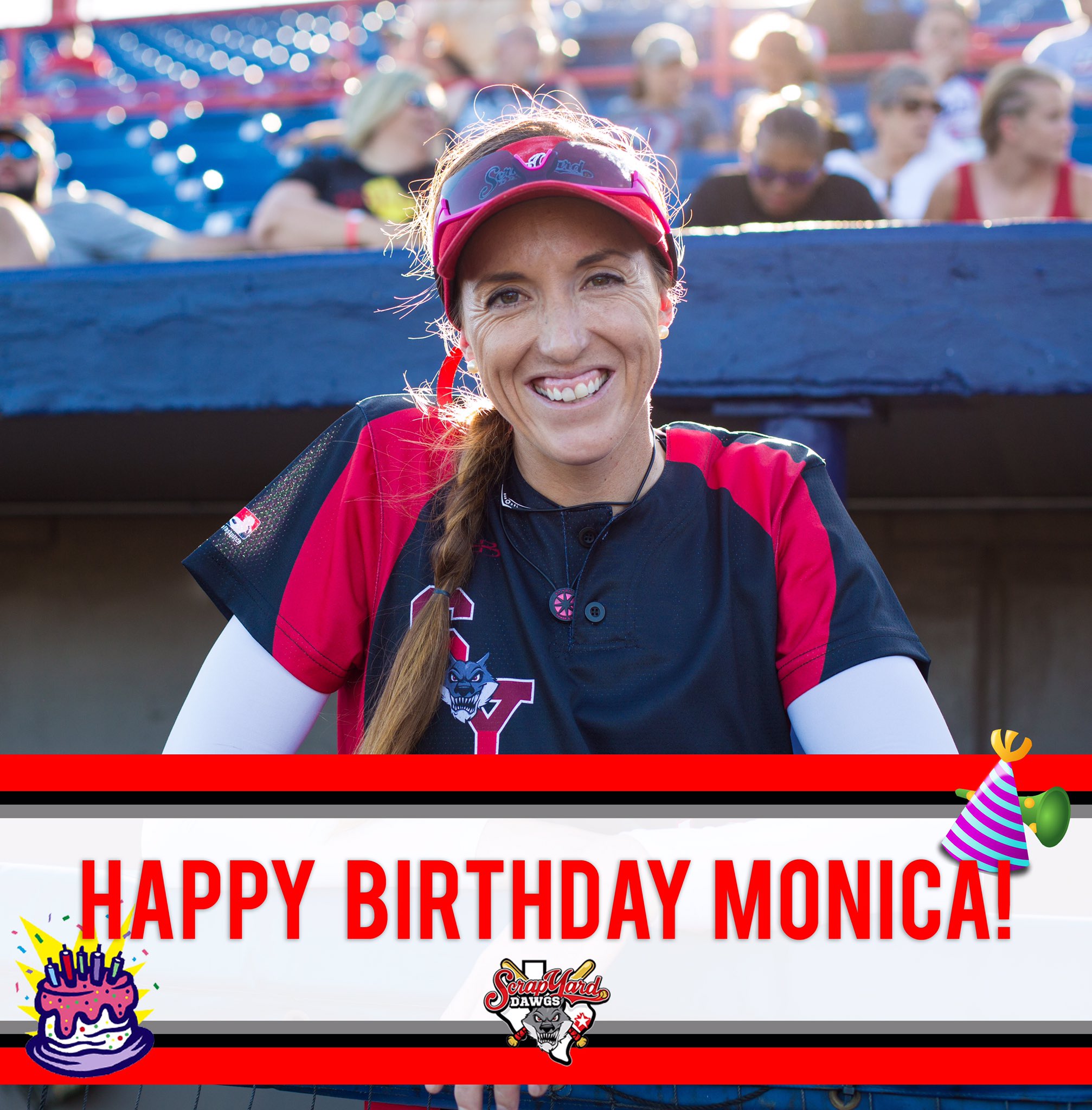 Happy Birthday to on the field, but in our hearts, Monica Abbott!   