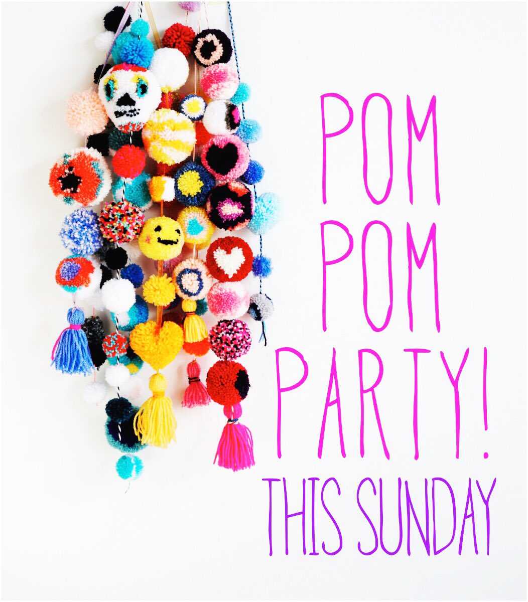 christine leech (@sewyeah) on Twitter photo THIS SUNDAY MORNING <a href="/DrinkShopDo/">DRINK, SHOP & DO</a> 2 hour pompom workshop. Come & join us & make some garlands. Tickets available here bit.ly/2rweiPK THIS SUNDAY MORNING <a href="/DrinkShopDo/">DRINK, SHOP & DO</a> 2 hour pompom workshop. Come & join us & make some garlands. Tickets available here bit.ly/2rweiPK