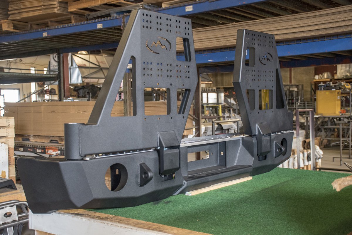 Quick tease shot of our new Toyota Tundra dual swing-out rear bumper design with patent-pending locking latch system! #tundra #tundracrew