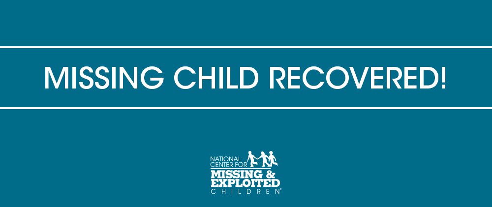 Due to everyone's effort &amp; support, we're pleased to inform you that the child involved in the Cleveland, TN #AMBERAlert has been located.