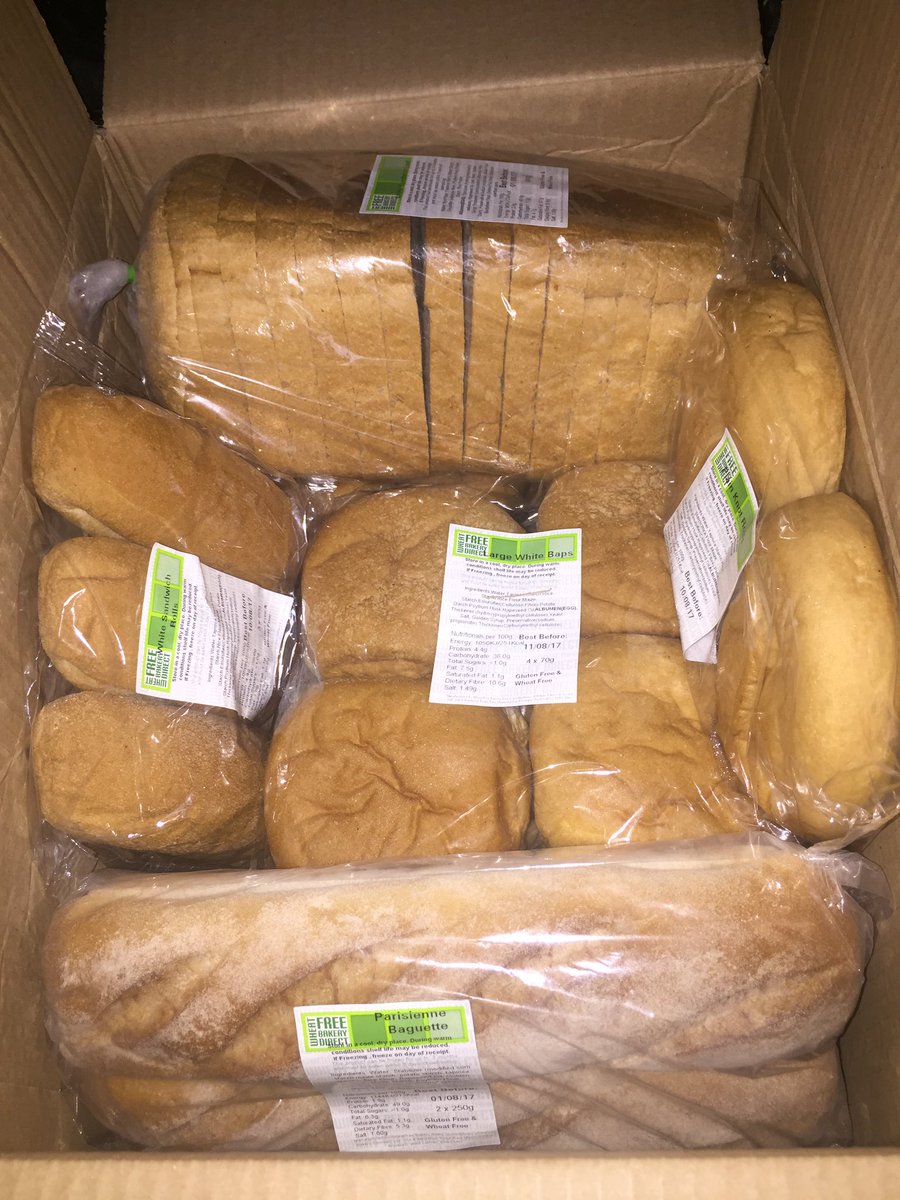 AshW00dy86's tweet image. @WheatFreeBakery 😍thank you for my delivery today can't believe the size of the loaf. Everything looks amazing x #glutenfree #feelingnormal