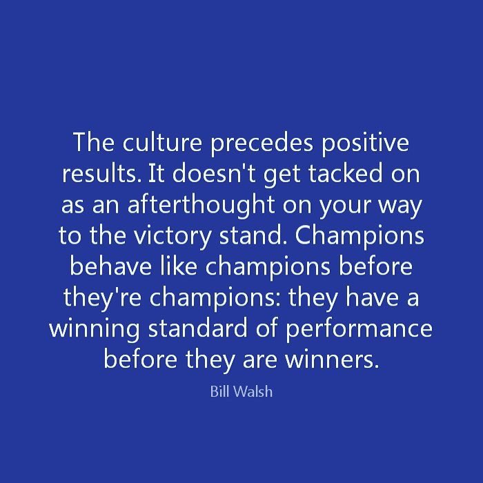 Positive culture precedes positive results. #EdLeadership