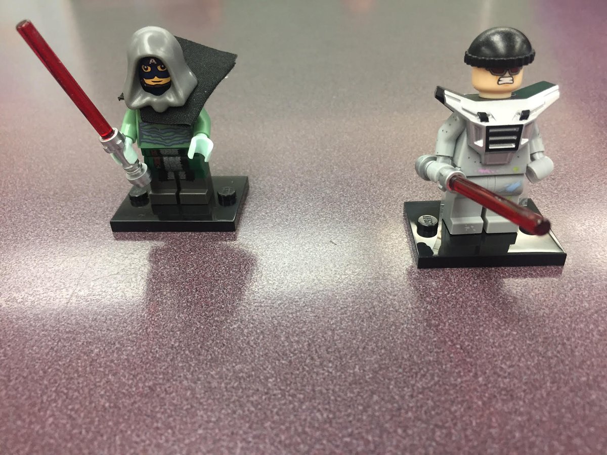 mcleod's tweet image. @verenanz and I are taking on the K-12 challenge! (Lego avatars made for us by new friends; I&apos;m on the left!) #digped #dplopen #edtech
