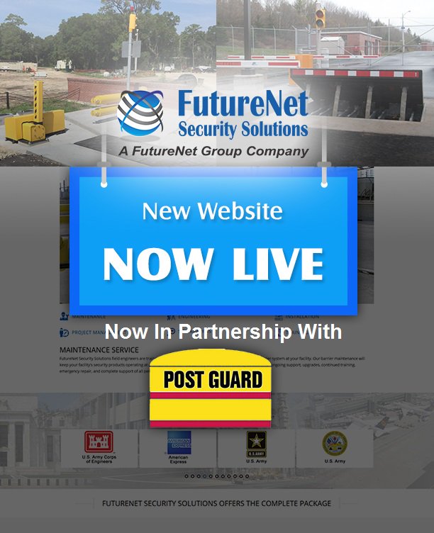 futurenet_group's tweet photo. #FNSS has launched their new website and declared their partnership with @Post_Guard. Go to https://t.co/1caSRYjuXP to see it today! https://t.co/Amu83KpFmW