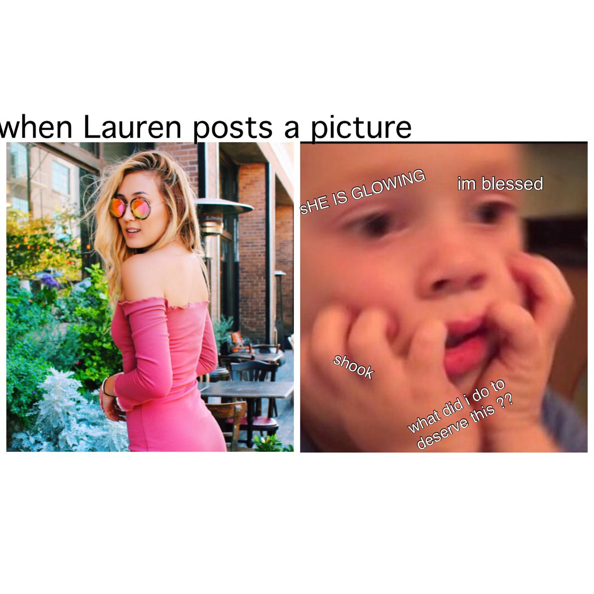 smile4laur's tweet photo. when Lauren posts a picture I'm just likeee @laurDIY https://t.co/8wapyX0f3Y