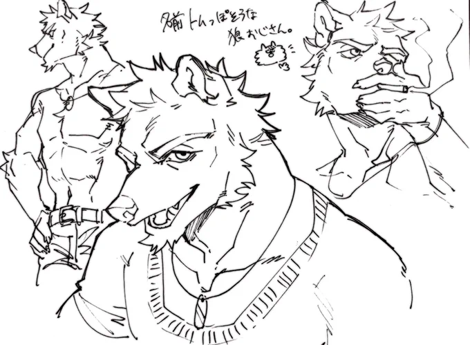 名前トムっぽそうな狼おじさん? 