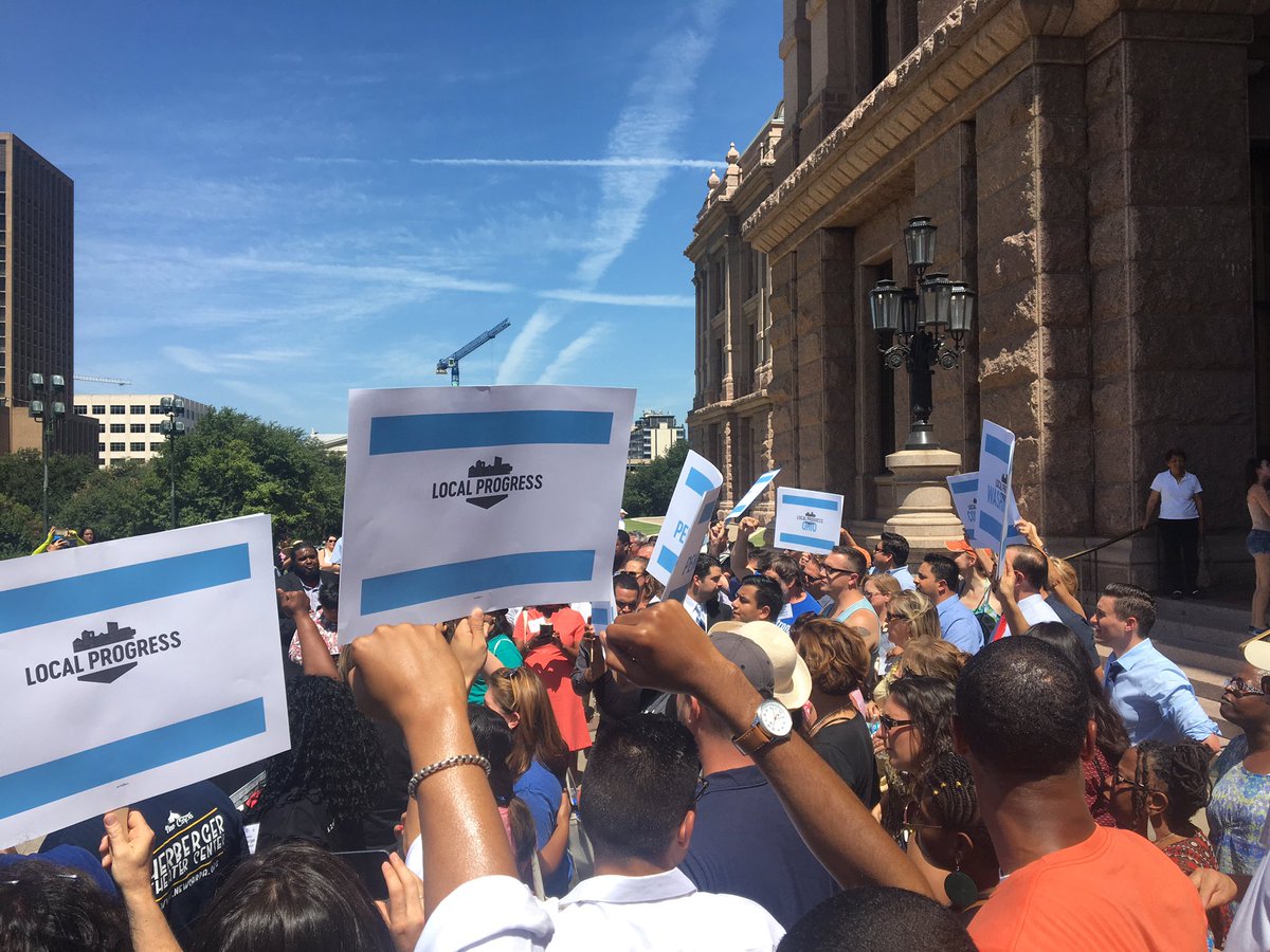 EricCovey's tweet image. Honored to stand as an ally with my #Texas colleagues &amp;amp; electeds from across the country against SB 4 #LocalProgress17