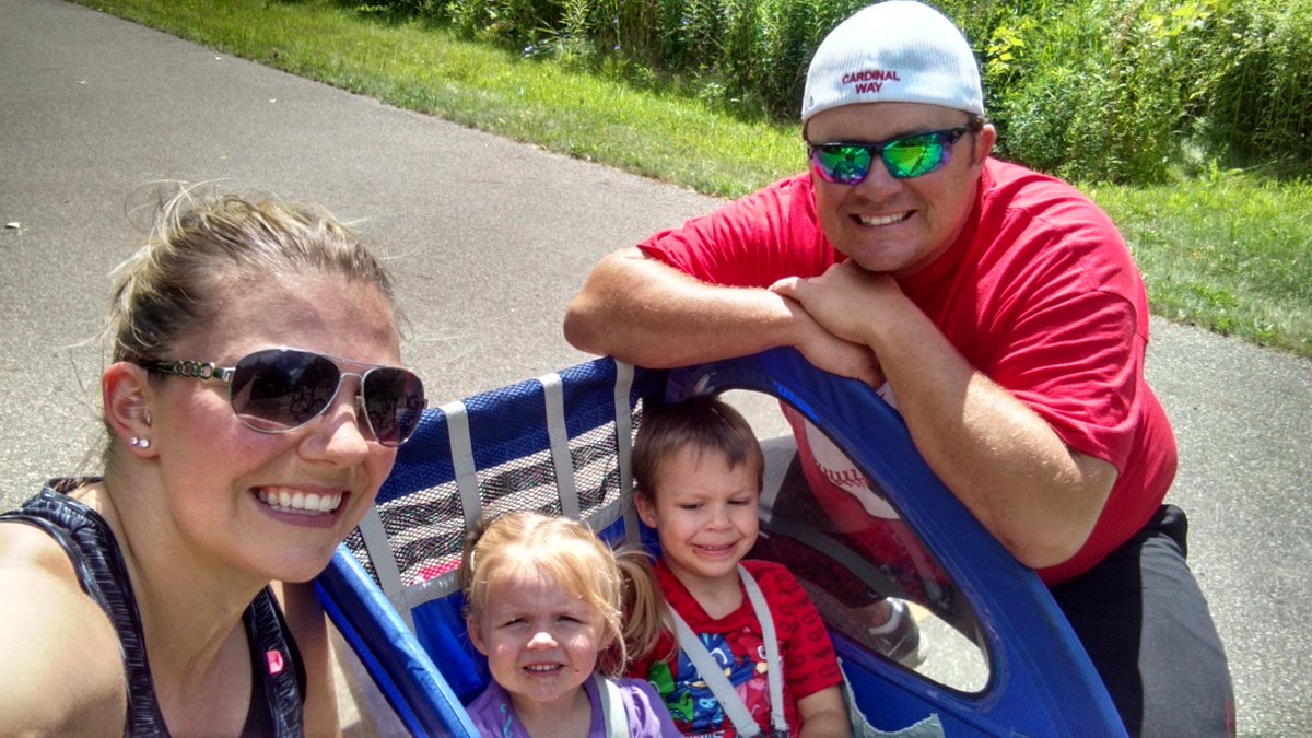 mrs_desmarais's tweet photo. Went for a trail ride today  @MrDesmarais. Hope you're all enjoying the beautiful weather, too. #fallingwaterstrail #jellolegs https://t.co/J59QmiWRFR