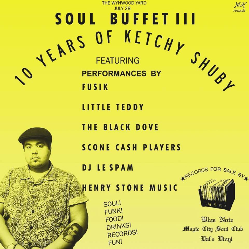 wynwoodyard's tweet photo. Tonight at #TheYard: We're celebrating 10 years of @KetchyShuby, the #MiamiFunk sensation! @mangohillrecords #miamimusicscene #livemusic https://t.co/sU0H9dfVF8