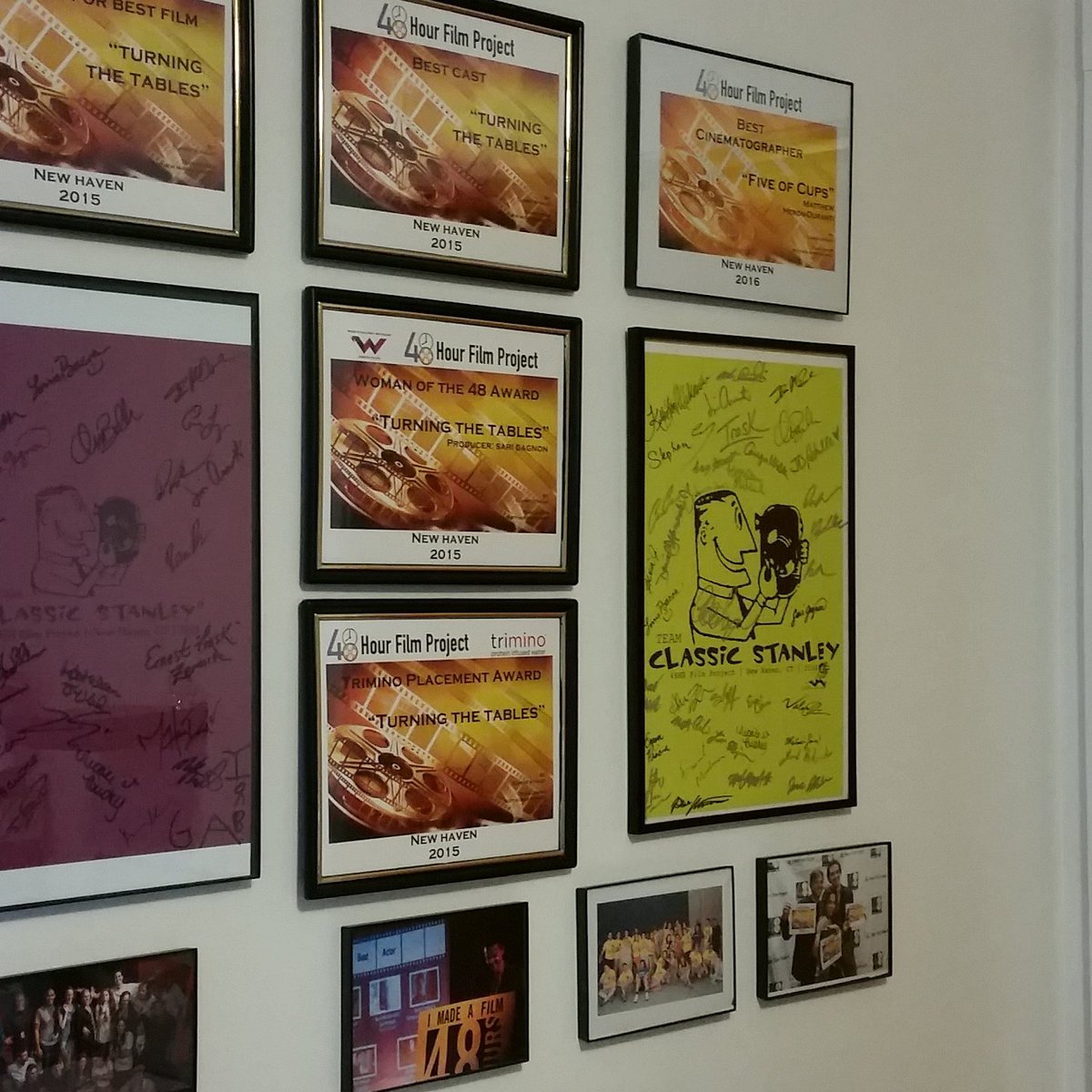 1ClassicStanley's tweet photo. We've got some space on the wall we gotta fill! #48hrFilmProject #ClassicStanley #SetLife https://t.co/nepmp7ORk1