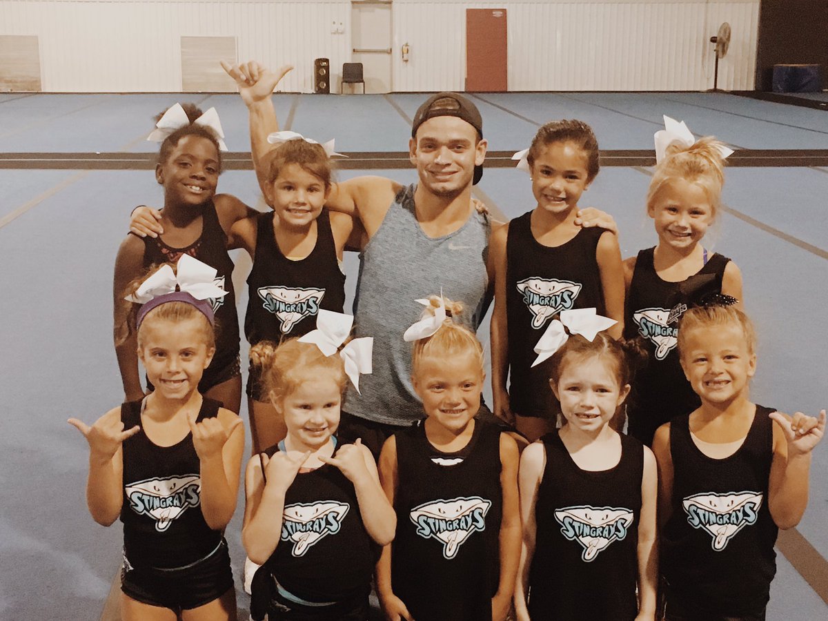 Grape_Rays's tweet photo. When @blakearcher_ does your choreo you know it's going to be an awesome routine. So excited with all the things our Grapies learned Day 1 https://t.co/49l5uzuDSl
