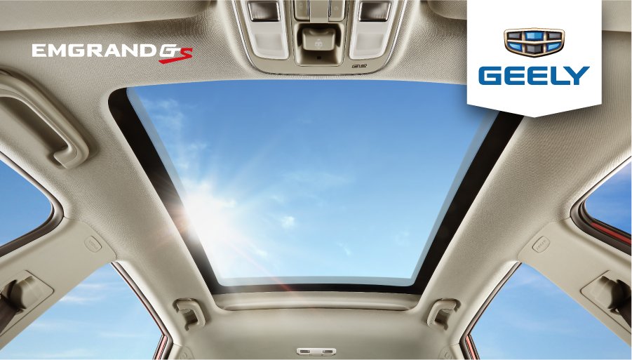 GEELYuy's tweet photo. El veranillo en pleno invierno se disfruta el doble gracias al techo solar panorámico de la nueva Emgrand GS. https://t.co/YPr637Yc8A