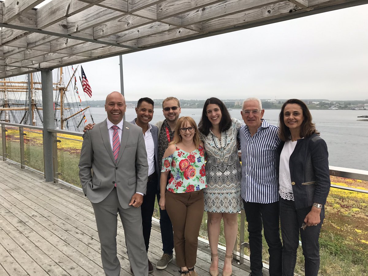 RafahDiCostanzo's tweet photo. Thank you @AJC_AtlanticCA for organizing the Pride Shabbat dinner. Great to celebrate the perseverance of the @HalifaxPride Jewish community https://t.co/iUEzIrONpQ