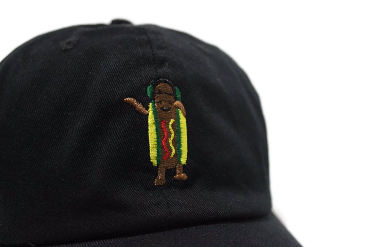 EZCapsCo's tweet photo. The Dancing Dog Cap Now Available 🌭🎶🎵

SHOP: https://t.co/rkUSKGXr1l 🔌 https://t.co/yHRkJ85e4V